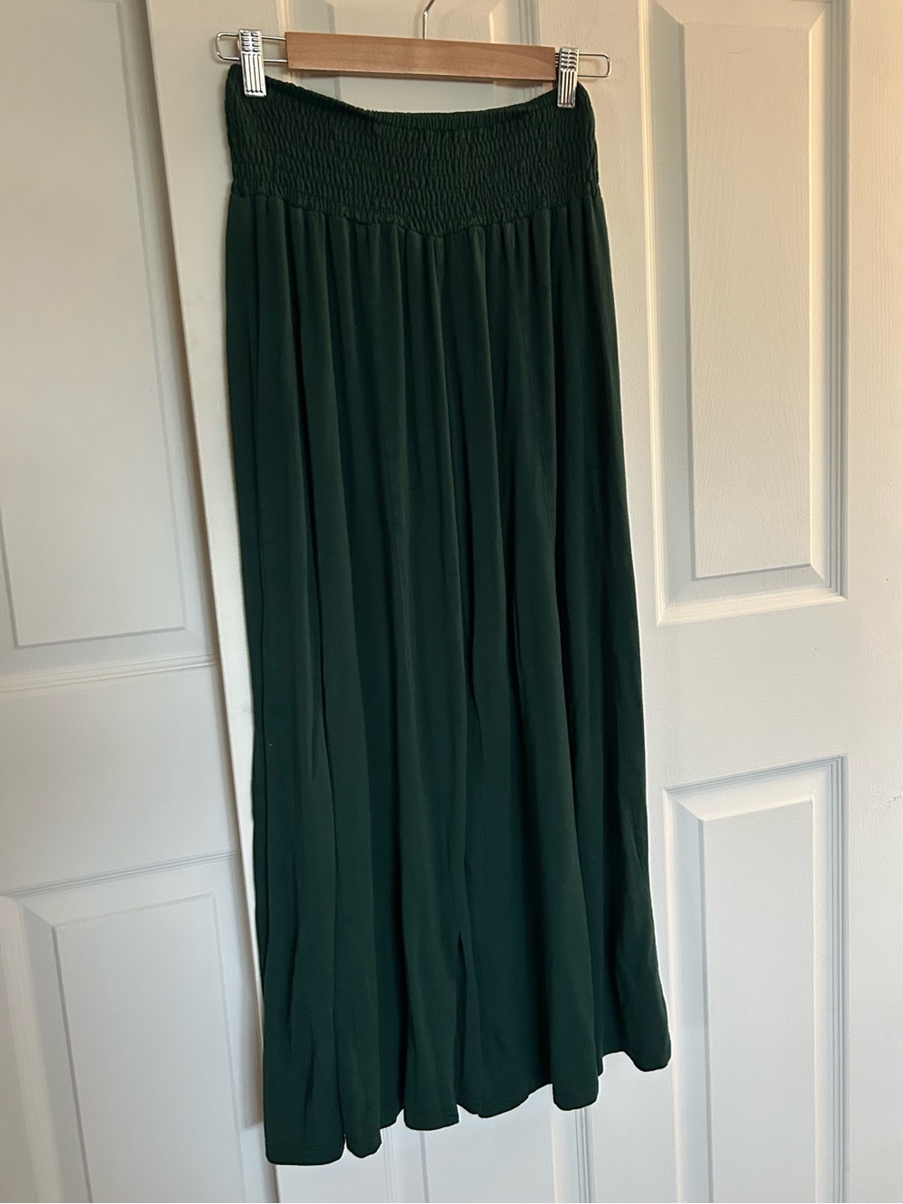 Dark Green Flowy Pants